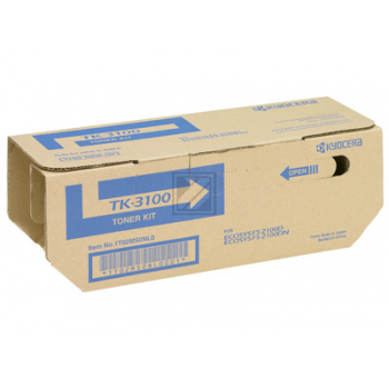 1T02MS0NL0 // TK3100 / schwarz / original KYOCERA Toner schwarz / 1T02MS0NL0 / 12500 S.