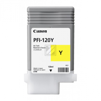2888C001 // PFI120Y / original CANON Tintenpatrone gelb / 2888C001 / 130.00 ml