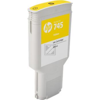 F9K02A // 745 / gelb / original HP Tintenpatrone gelb / F9K02A / 300.00 ml