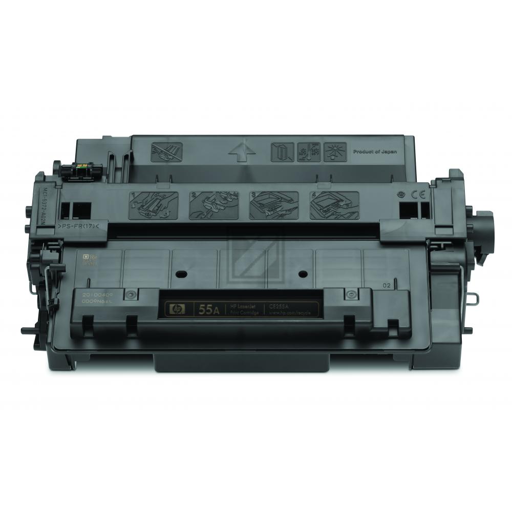 CE255A // 55A / schwarz / original HP Toner schwarz / CE255A / 6000 S.