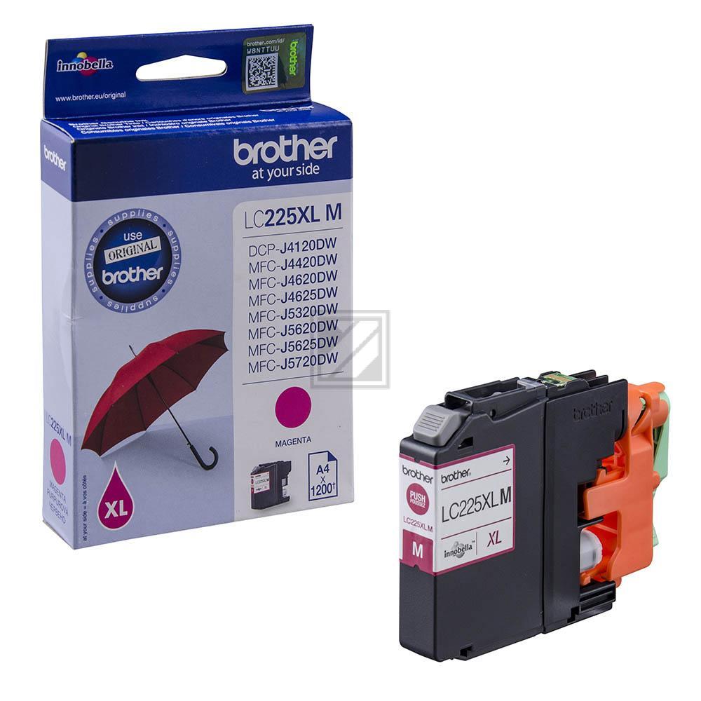 LC225XLM / magenta / original BROTHER Tintenpatrone magenta / LC225XLM / 1200 S. / 11.80 ml