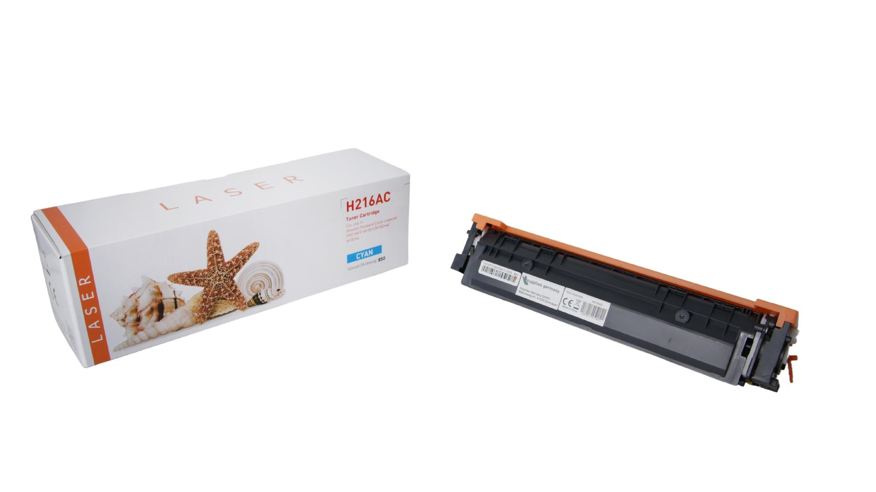 Alternativ Toner Cyan für HP / W2411A / 850 Seiten