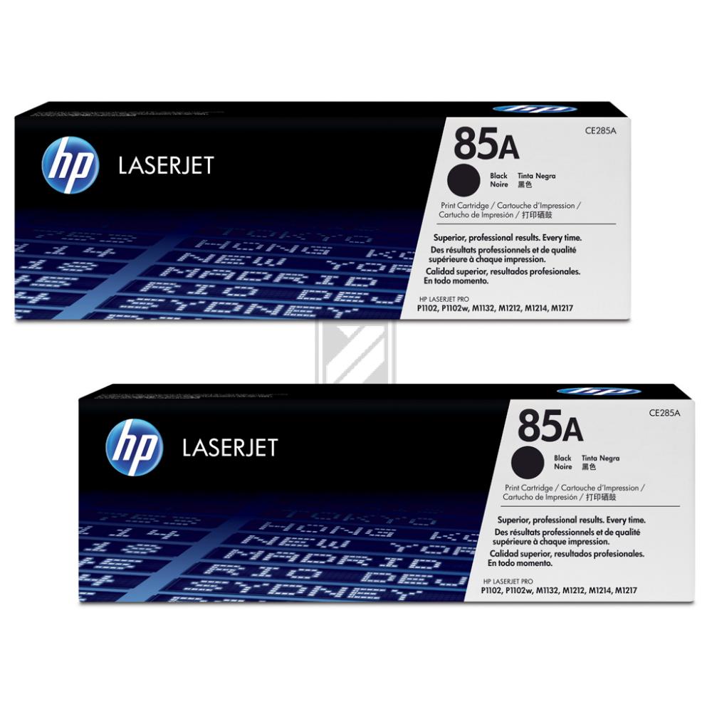 CE285AD // 85A / schwarz / original HP Toner schwarz / CE285AD / 1600 S.