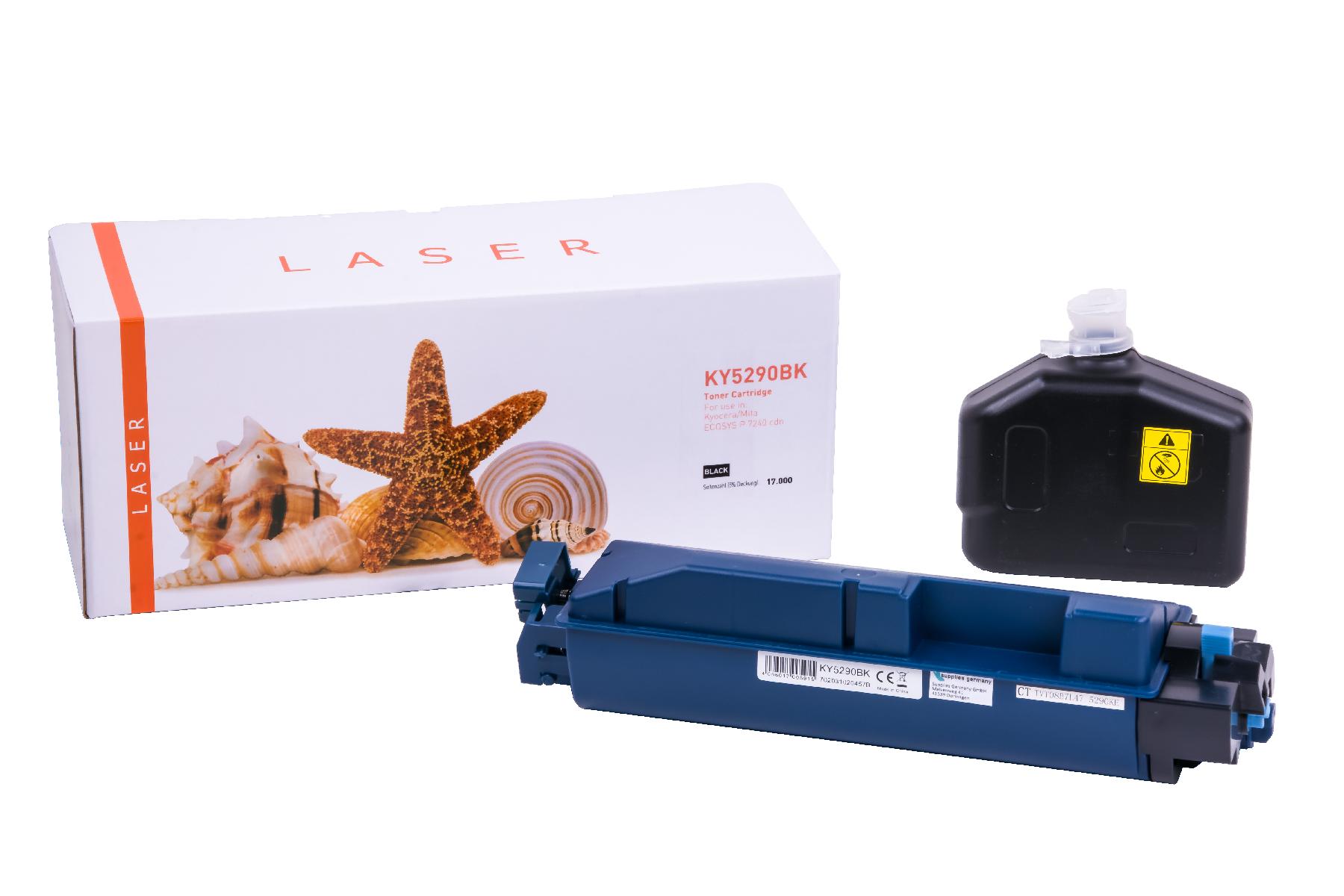 Alternativ Toner Black für Kyocera  / TK5290BK / 17.000 Seiten