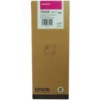 C13T606B00 // T606B / magenta / original EPSON Tintenpatrone magenta / C13T606B00 / 220.00 ml