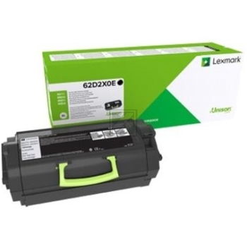 62D2X0E // 622X / schwarz / original LEXMARK Toner schwarz / 62D2X0E / 45000 S.