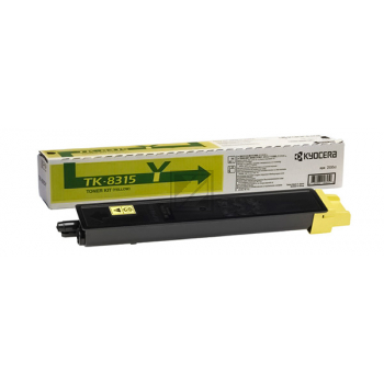 1T02MVANL0 // TK8315Y / gelb / original KYOCERA Toner gelb / 1T02MVANL0 / 6000 S.