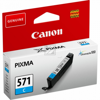 0386C001 // CLI571C / cyan / original CANON Tintenpatrone cyan / 0386C001 / 311 S. / 6.50 ml