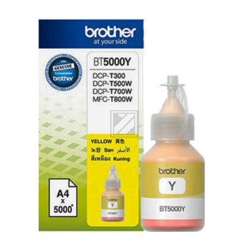 BT5000Y / gelb / original BROTHER Tintenpatrone gelb / BT5000Y / 5000 S.