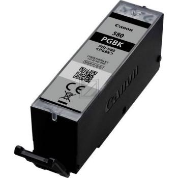 2078C001 // PGI580PGBK / schwarz / original CANON Tintenpatrone schwarz / 2078C001 / 200 S. / 11.20 ml