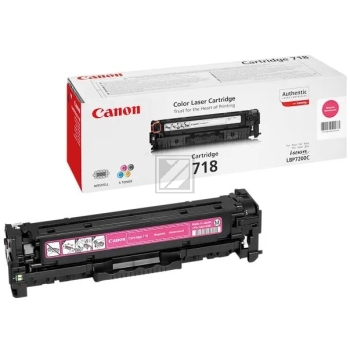2660B002 // 718M / magenta / original CANON Toner magenta / 2660B002 / 2900 S.