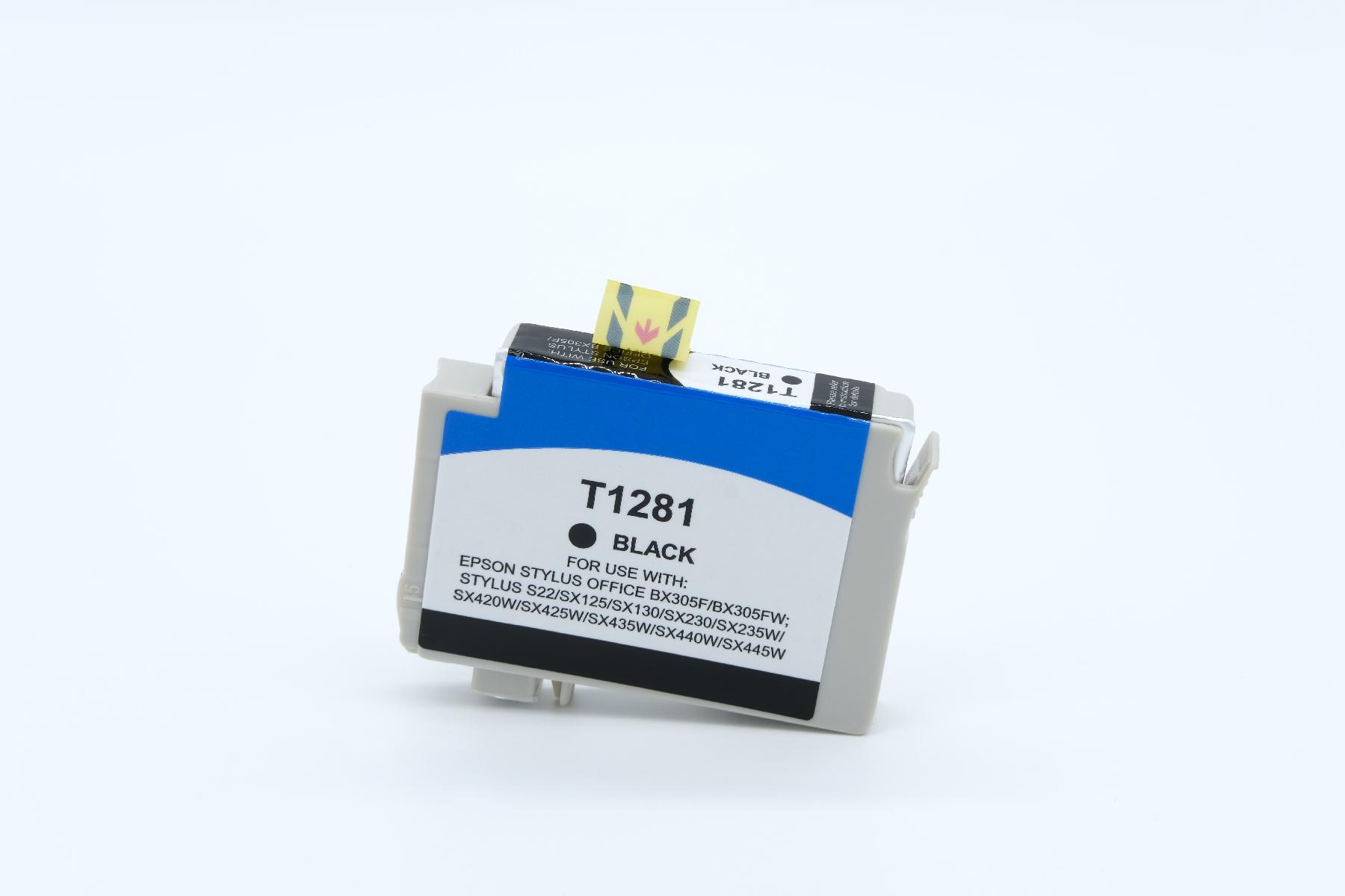Alternativ Tinte Black für Epson / C13T12814010 / 8ml