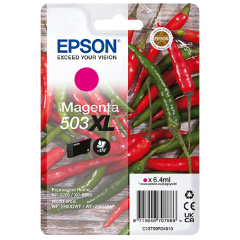 C13T09R34010 // 503XL / original EPSON Tintenpatrone magenta / C13T09R34010 / 470 S. / 6.40 ml