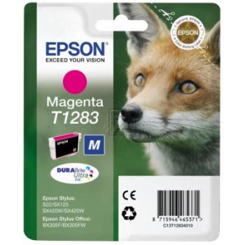 C13T12834012 // T1283 / magenta / original EPSON Tintenpatrone magenta / C13T12834012 / 140 S. / 3.50 ml