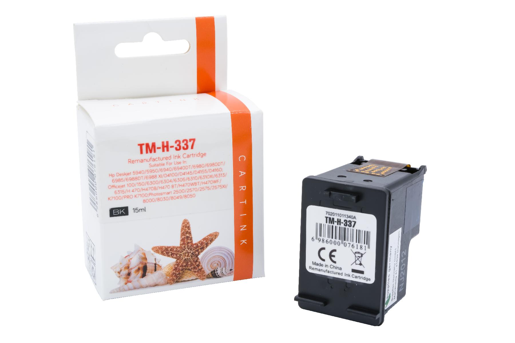 Refill Tinte Black für HP / C9364EE / 20ml