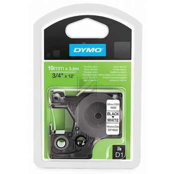 16958 // S0718050 / schwarz / original DYMO DirectLabelEtiketten / 16958