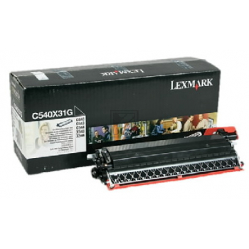 C540X31G / schwarz / original LEXMARK Entwicklereinheit / C540X31G / 30000 S.
