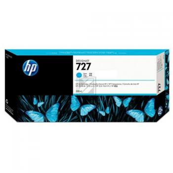 F9J76A // 727 / cyan / original HP Tintenpatrone cyan / F9J76A / 300.00 ml