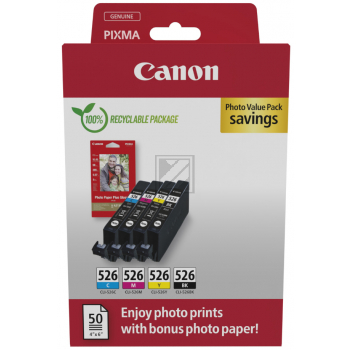 4540B019 // CLI526 / original CANON Tintenpatrone MultiPack / 4540B019 / 450 S. / 9.00 ml