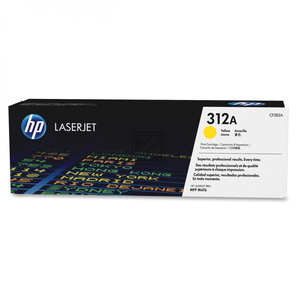 CF382A // 312A / original HP Toner gelb / CF382A / 2700 S.