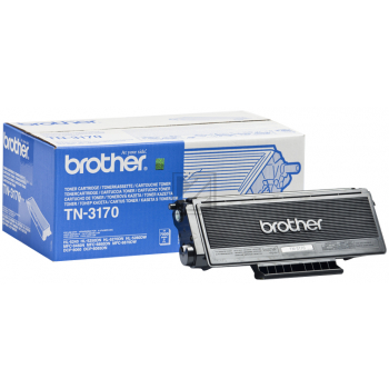 TN3170 / schwarz / original BROTHER Toner schwarz / TN3170 / 7000 S.