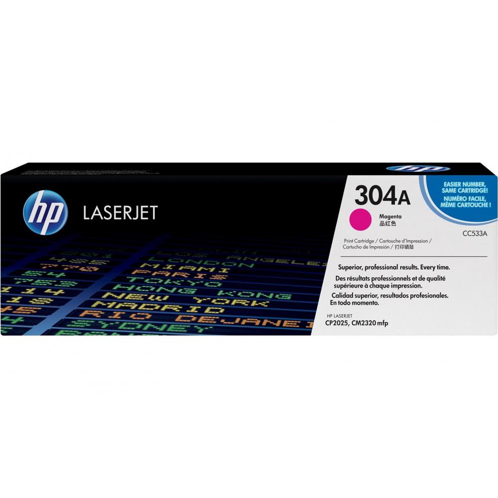 CC533A // 304A / magenta / original HP Toner magenta / CC533A / 2800 S.