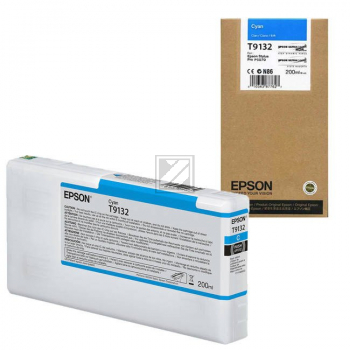 C13T913200 // T9132 / cyan / original EPSON Tintenpatrone cyan / C13T913200 / 200.00 ml