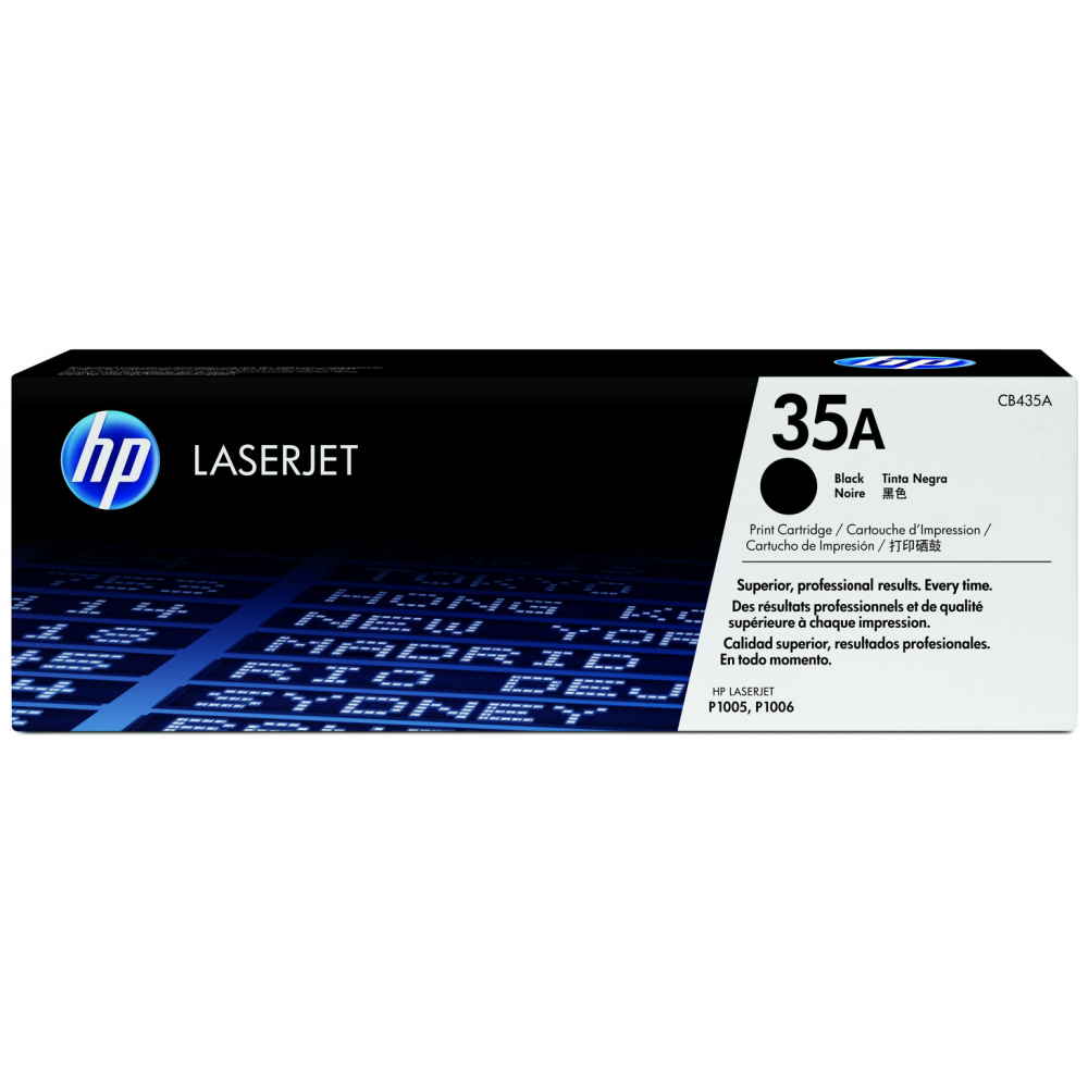 CB435A // 35A / schwarz / original HP Toner schwarz / CB435A / 1500 S.