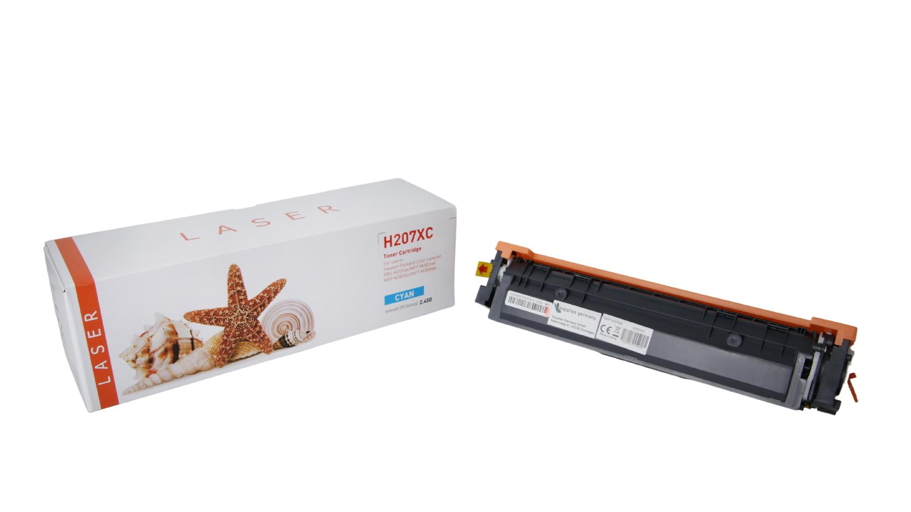 Alternativ Toner Cyan für HP / W2211X / 2.450 Seiten