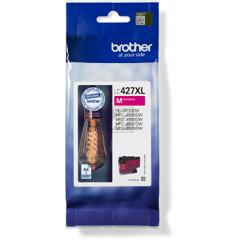 LC427XLM / magenta / original BROTHER Tintenpatrone magenta / LC427XLM / 5000 S.
