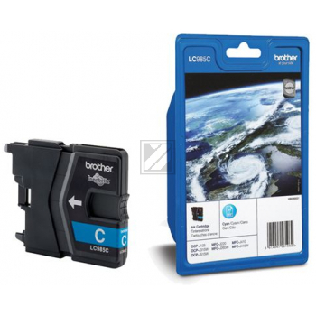 LC985C / cyan / original BROTHER Tintenpatrone cyan / LC985C / 260 S. / 4.80 ml
