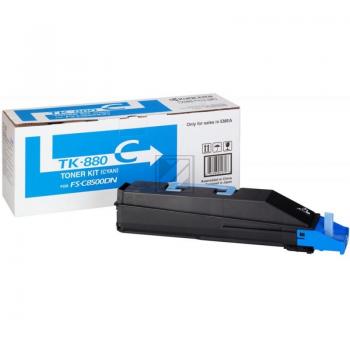 1T02KACNL0 // TK880C / cyan / original KYOCERA Toner cyan / 1T02KACNL0 / 18000 S.