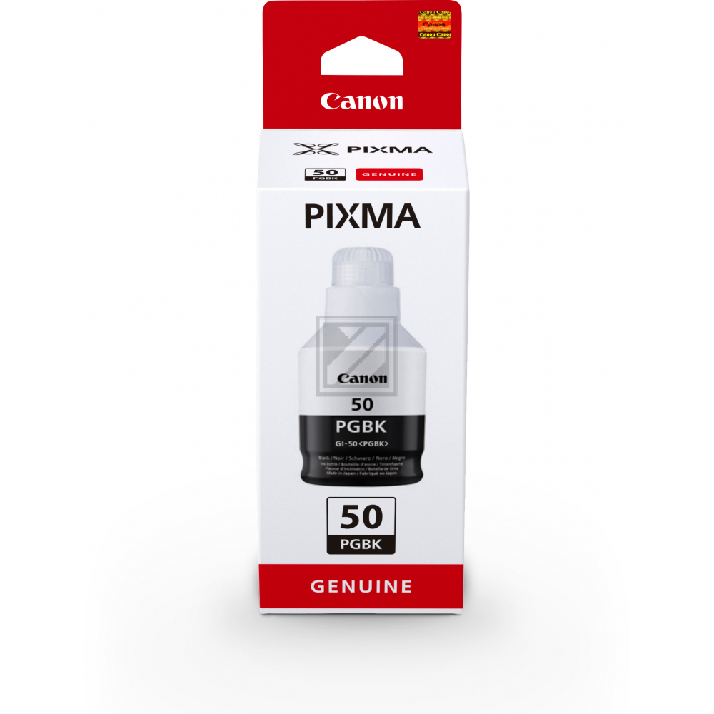 3386C001 // GI50PGBK / schwarz / original CANON Tintenflasche schwarz / 3386C001 / 6000 S. / 170.00 ml