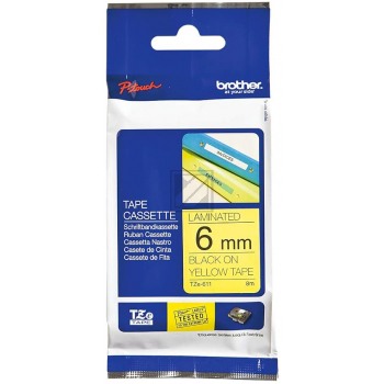 TZE611 / original BROTHER PTouch Farbband / TZE611