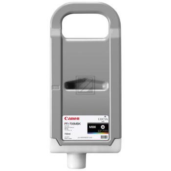6680B001 // PFI706MBK / schwarz / original CANON Tintenpatrone schwarz matt / 6680B001 / 700.00 ml