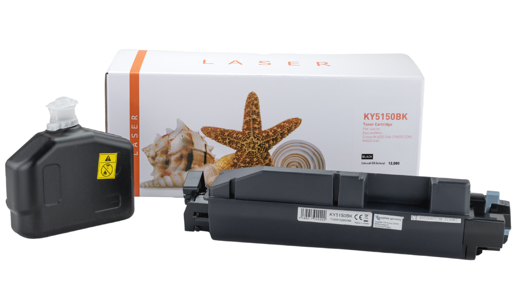 Alternativ Toner Black für Kyocera / TK5150K / 12.000 Seiten