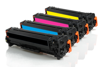 Alternativ Toner Rainbowkit für HP / CC530 / BK3.500 / CMY2.800 Seiten