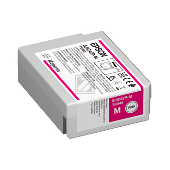 C13T52M340 // SJIC42PM / original EPSON Tintenpatrone magenta / C13T52M340 / 50.00 ml