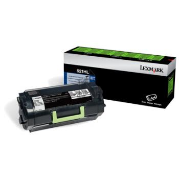 52D2H0L // 522HL / schwarz / original LEXMARK Toner schwarz / 52D2H0L / 25000 S.