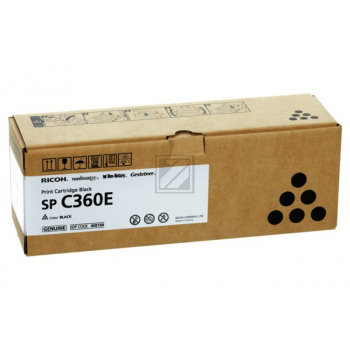 408188 // SPC360E / schwarz / original RICOH Toner schwarz / 408188 / 2500 S.