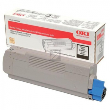 46443104 / schwarz / original OKI Toner schwarz / 46443104 / 10000 S.