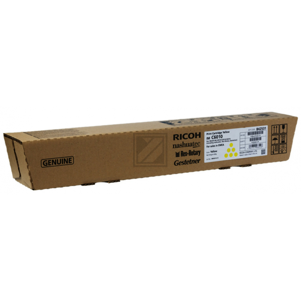 842531 / gelb / original RICOH Toner gelb / 842531 / 28000 S.