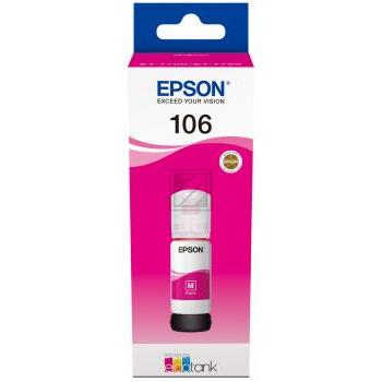 C13T00R340 // 106 / magenta / original EPSON Tintenflasche magenta / C13T00R340 / 5000 S. / 70.00 ml