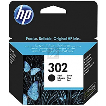 F6U66AE301 // 302 / schwarz / original HP Druckkopfpatrone schwarz / F6U66AE301 / 170 S. / 3.50 ml