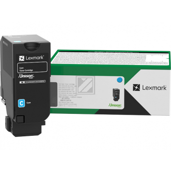 71C2HC0 / original LEXMARK Toner cyan / 71C2HC0 / 10500 S.