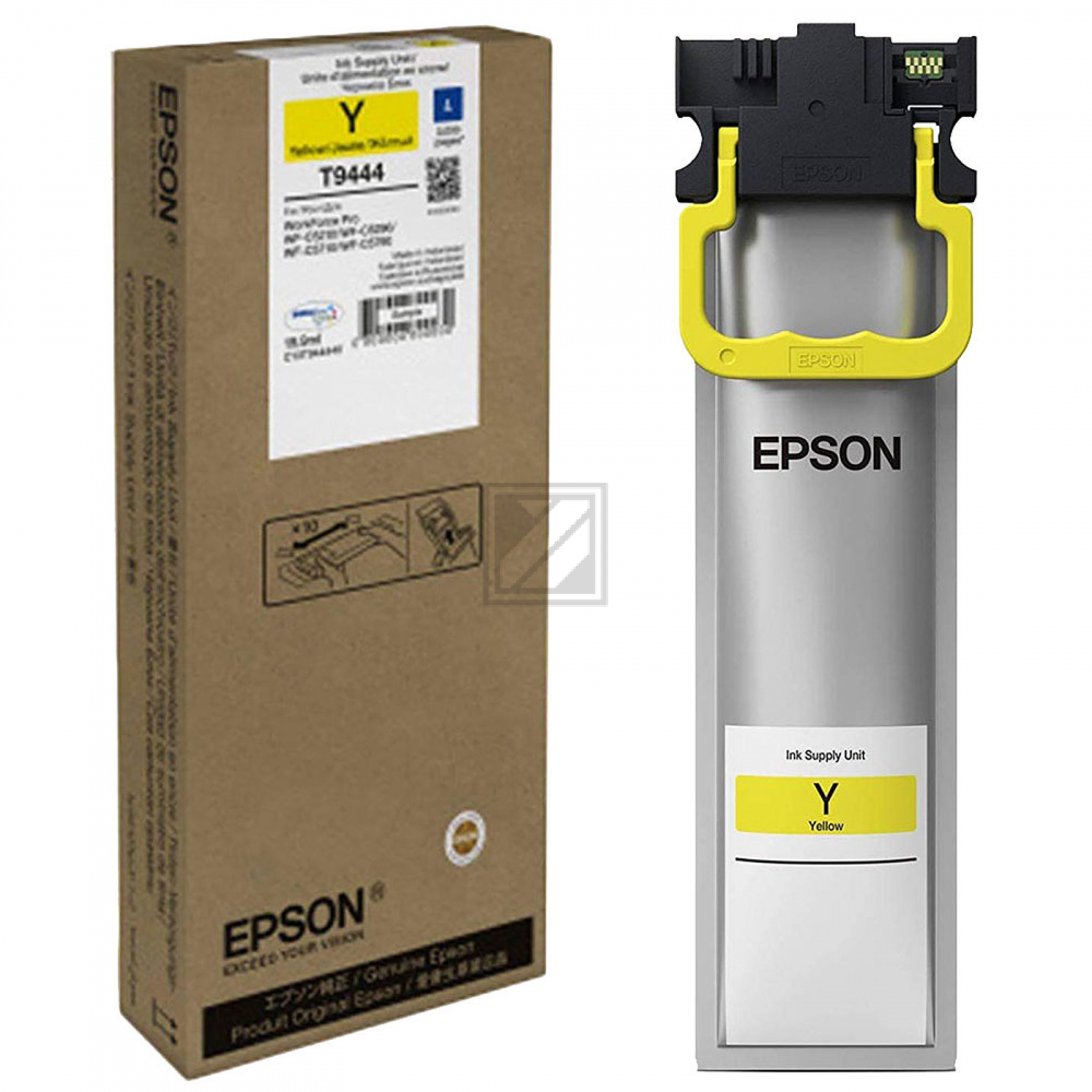 C13T944440 // T9444 / gelb / original EPSON Tintenpatrone gelb / C13T944440 / 3000 S. / 19.90 ml