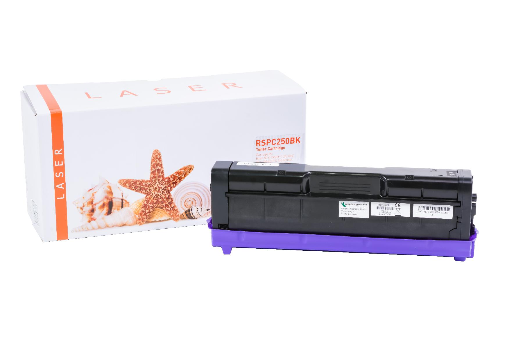 Alternativ Toner Black für Ricoh / 407543 / 2.000 Seiten
