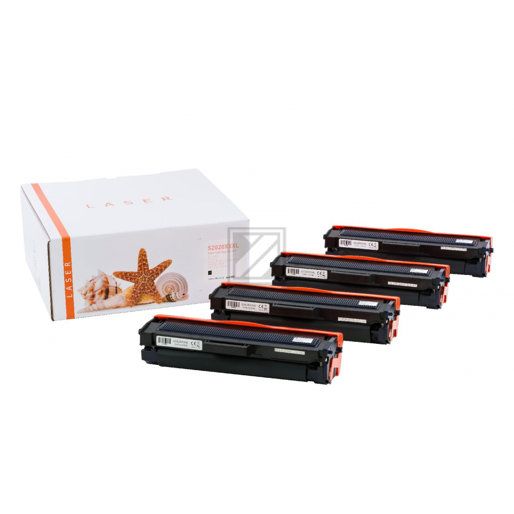 Alternativ Toner Black für Samsung / MLTD111L/ELS / 4x3.000 Seiten