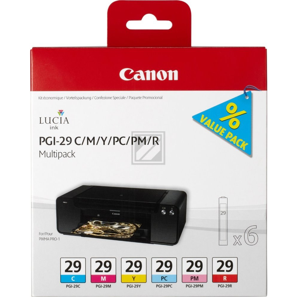 4873B005 // PGI29 / original CANON Tintenpatrone MultiPack / 4873B005