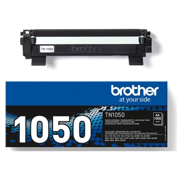 TN1050 / schwarz / original BROTHER Toner schwarz / TN1050 / 1000 S.